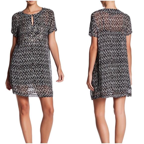 Lucky Brand Embellished Shift Dress - Picture 1 of 8
